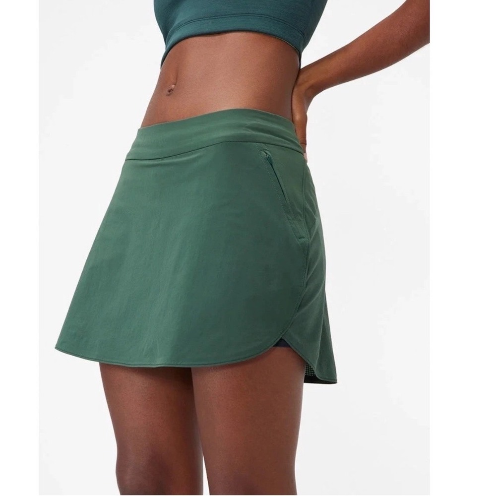 Outdoor Voices Hudson Skort Green Athletic Active Workout Pickleball Medium
